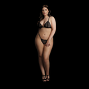 Magic Lace Velvet Lingerie Set - Plus Size