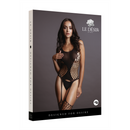 Bodystocking à bretelles en filet - Taille unique