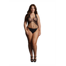 Body en dentelle à bretelles - Grande taille