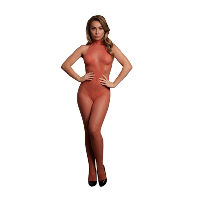 Fishnet and Lace Bodystocking - One Size