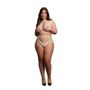 Ensemble de soutien-gorge à trou de serrure Duo Net - Taille Reine