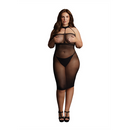 Robe à col montant - Grande taille