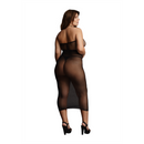 Robe à col montant - Grande taille