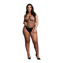 Body avec structure en résille - OSX - Noir