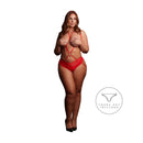 Stupid Cupid - Heart Harness - Queen Size - Red