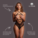 Olympia - Crotchless Body - One Size - Black