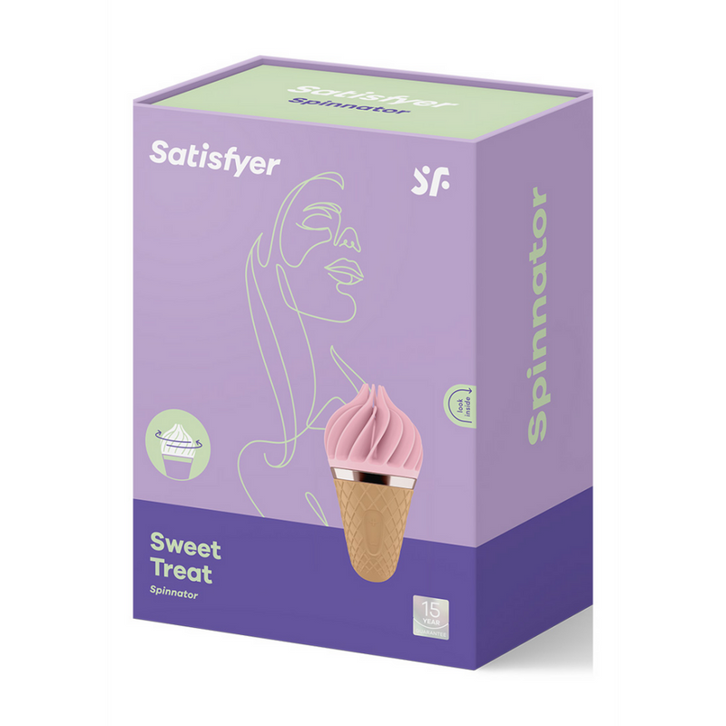 Friandise Sucrée - Stimulating Tongue Spinnator - Rose/Marron