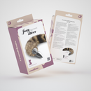 Foxy Silver - Plug Anal Métallique avec Queue - Argent/Marron