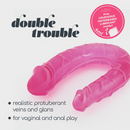 Double Trouble - Double Dildo - 10,6 / 27 cm - Rose
