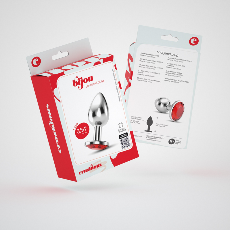 Bijou - Plug Anal Bijou - Grand - Rouge