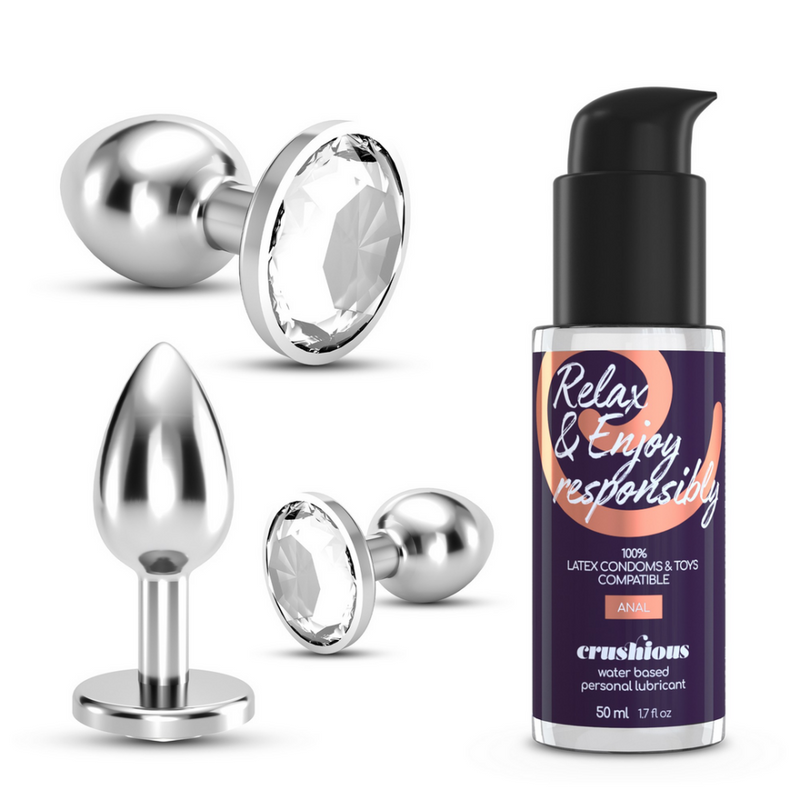 Bijou - Trio de Plug Anal Wet Train - 3 Bijoux - Transparent