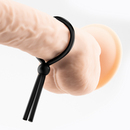 Billy the Ring - Cockring en silicone ajustable - Noir