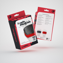 Masques en satin - Paquet de deux - Noir/Rouge