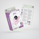 Fritz - Vibreur portable chauffant avec télécommande - Rose pastel