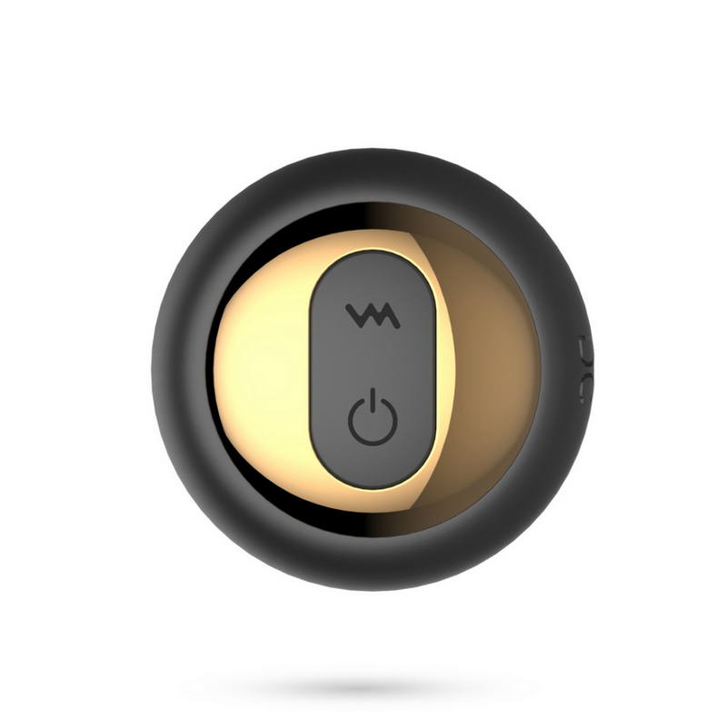 Twister - Plug Anal Rotatif avec Télécommande - Noir