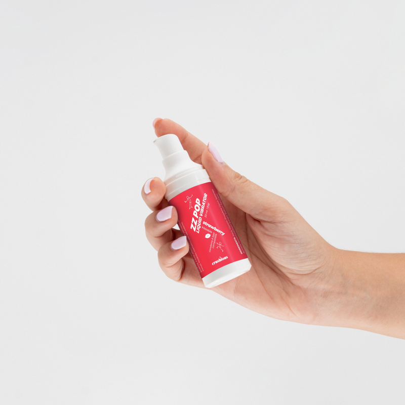 ZZ Pop - Vibrateur Liquide Baisable - Fraise - 1 fl oz / 30 ml