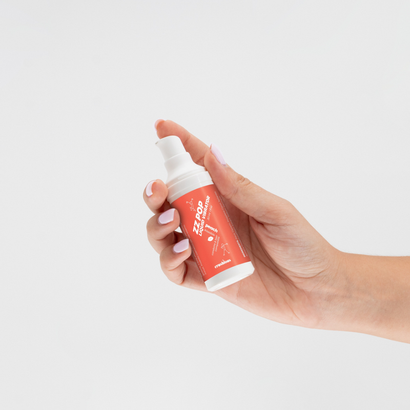 ZZ Pop - Vibrateur Liquide Baisable - Pêche - 1 fl oz / 30 ml