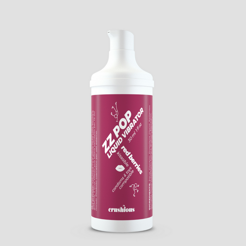 ZZ Pop - Vibrateur Liquide Baisable - Baies Rouges - 1 fl oz / 30 ml