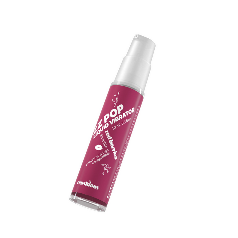 ZZ Pop - Vibreur Liquide Baisable - Baies Rouges - 0,3 fl oz / 10 ml