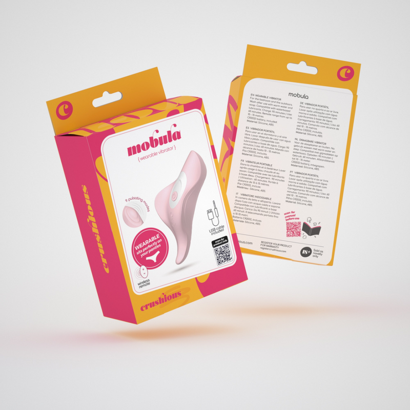 Mobula - Vibrateur de Culotte avec Télécommande - Rose