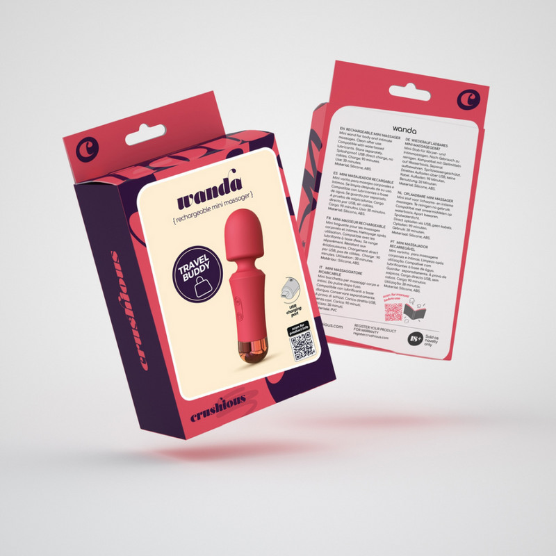 Wanda - Mini Massager Rechargeable - Terracotta