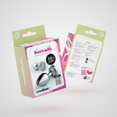 Borealis - Plug Anal Métallique avec LED RGB - Petit - Argent