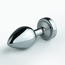 Borealis - Plug Anal Métallique avec LED RGB - Petit - Argent