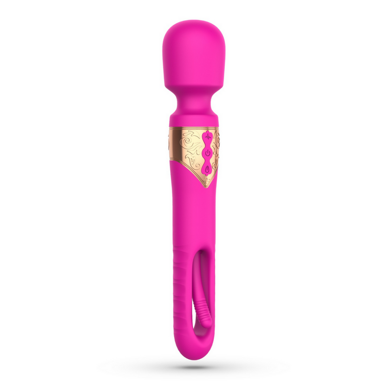 Big Ben - Stimulateur à double tête avec fonction de vibration - Rose