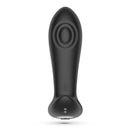 Octo - Plug Anal Tapping avec Télécommande - Noir