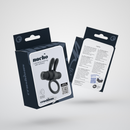 Nacho - Cockring vibrant avec télécommande - Noir