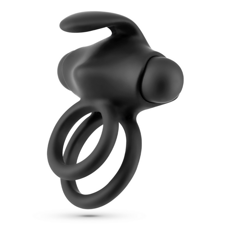 Thumper - Cockring Vibrant Double avec Télécommande - Noir