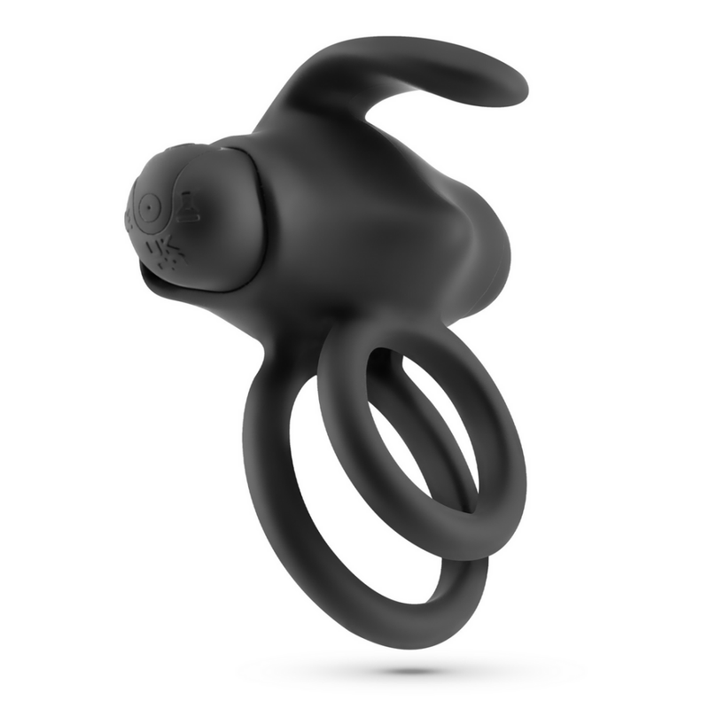 Thumper - Cockring Vibrant Double avec Télécommande - Noir