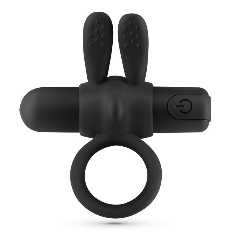 Wonka - Cockring avec Bullet Vibrant Rechargeable - Noir