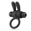 Pluto - Cockring avec Bullet Vibrant - Noir