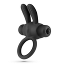 Pluto - Cockring avec Bullet Vibrant - Noir