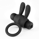Pluto - Cockring avec Bullet Vibrant - Noir