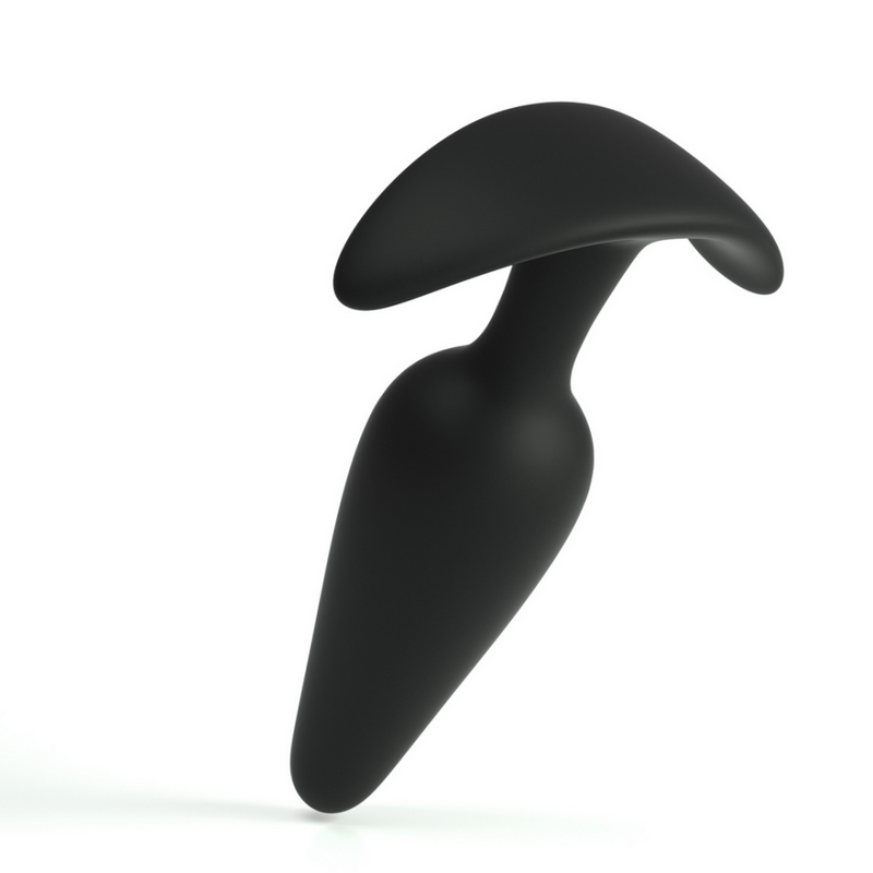 Tic - Plug Anal en Silicone - Petit - Noir