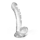 Hudini - Dildo Anal Flexible Jelly - 6,9/ 17,5 cm - Transparent