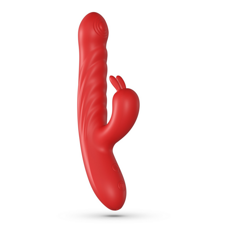 Lapin - Vibrateur Lapin Pénétrant - Rouge