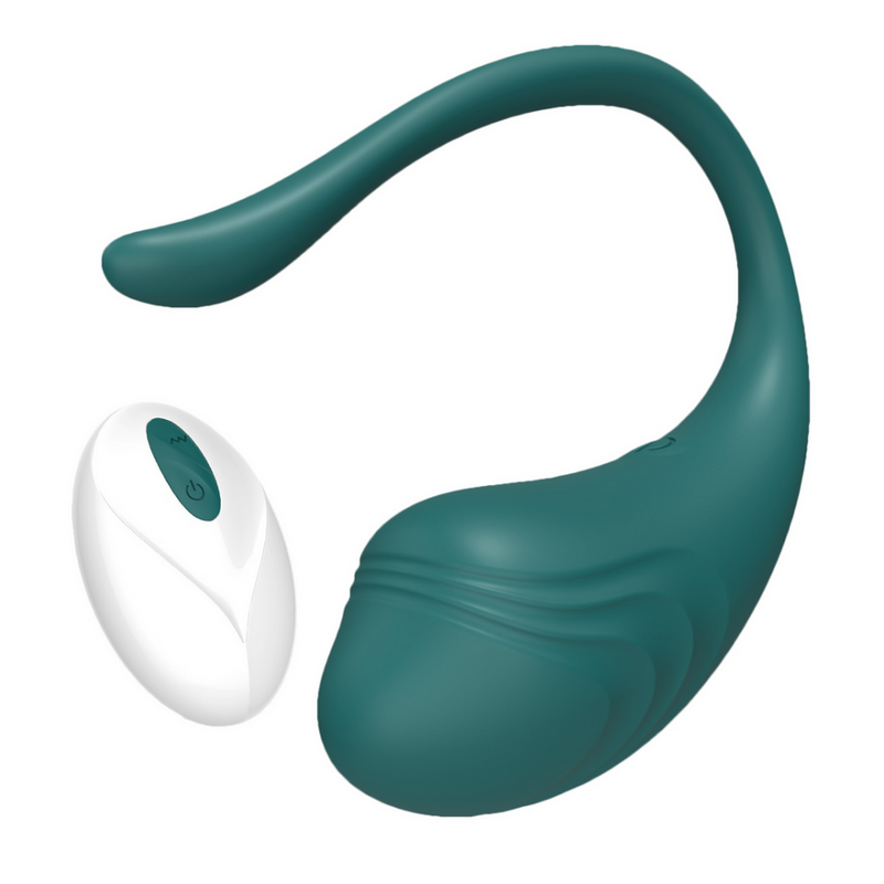 Tamago - Œuf vibrant rechargeable avec télécommande - Émeraude