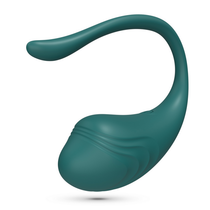 Tamago - Œuf vibrant rechargeable avec télécommande - Émeraude