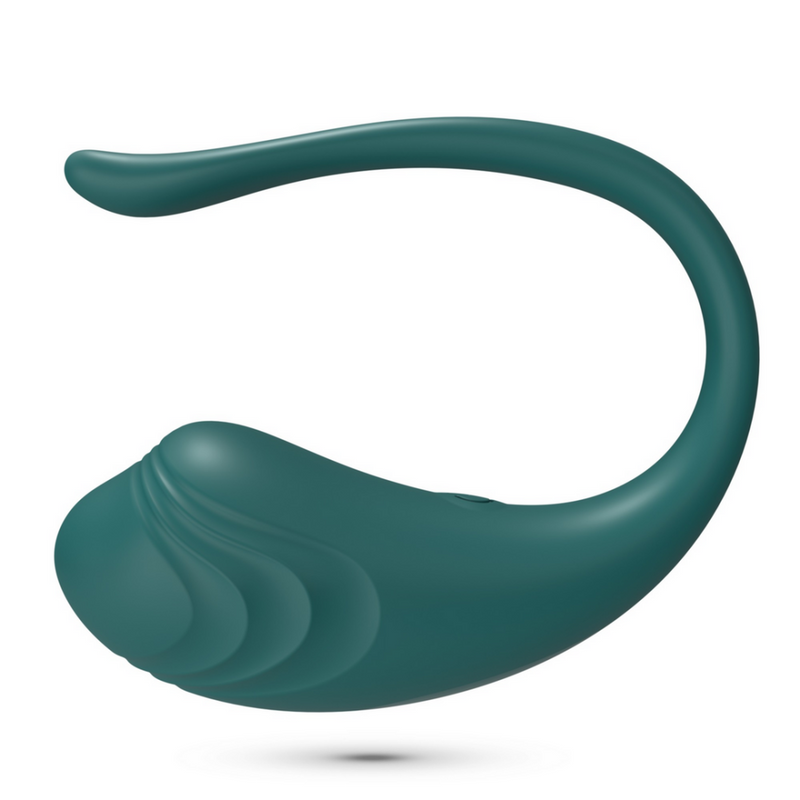 Tamago - Œuf vibrant rechargeable avec télécommande - Émeraude