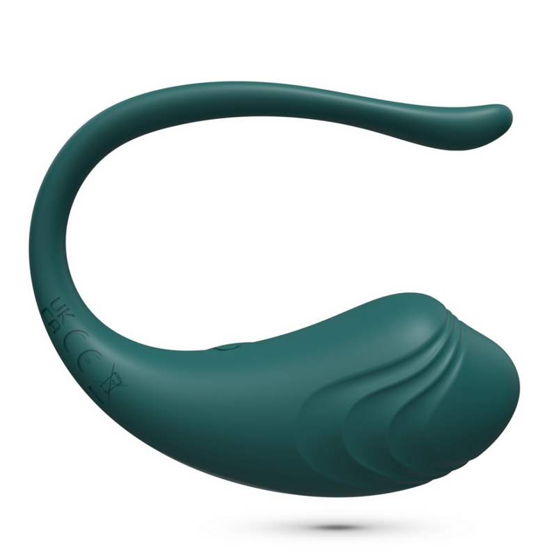 Tamago - Œuf vibrant rechargeable avec télécommande - Émeraude