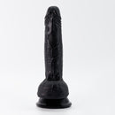 Inviktus - Dildo en silicone liquide - 7 / 19 cm - Noir