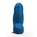 Dagr XL - Dildo Réaliste Épais avec Boules - 8,3 / 21 cm - Bleu