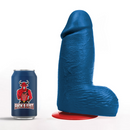 Dagr XL - Dildo Réaliste Épais avec Boules - 8,3 / 21 cm - Bleu
