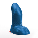 Buri XL - Dildo courbé réaliste avec boules - 10,6 / 27 cm - Bleu