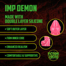 Imp Demon - Dildo en silicone - Rouge
