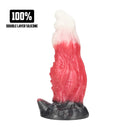 Space Night Fiend - Dildo en silicone - Rouge/Blanc