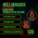 Hell Invader - Dildo en silicone - Rouge/Noir
